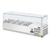 Polar G-Series Countertop Square Glass Prep Fridge GD875-A