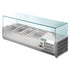 Polar G-Series Countertop Square Glass Prep Fridge GD875-A