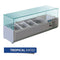 Polar G-Series Countertop Square Glass Prep Fridge GD875-A