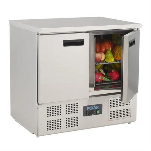 Polar G-Series Double Door Counter Fridge 240Ltr U636-A