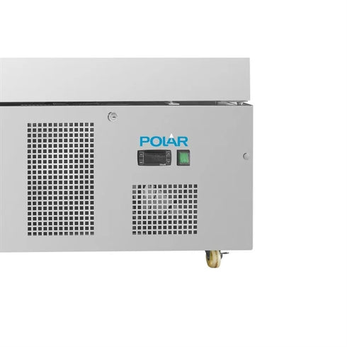 Polar G-Series Single Solid Door Slimline Upright Freezer 440Ltr G591-A