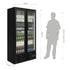 Polar G-Series Upright Back Bar Cooler with Double Hinged Doors 490Ltr - GJ449-A