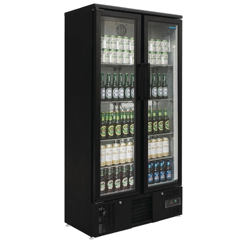 Polar G-Series Upright Back Bar Cooler with Double Hinged Doors 490Ltr - GJ449-A