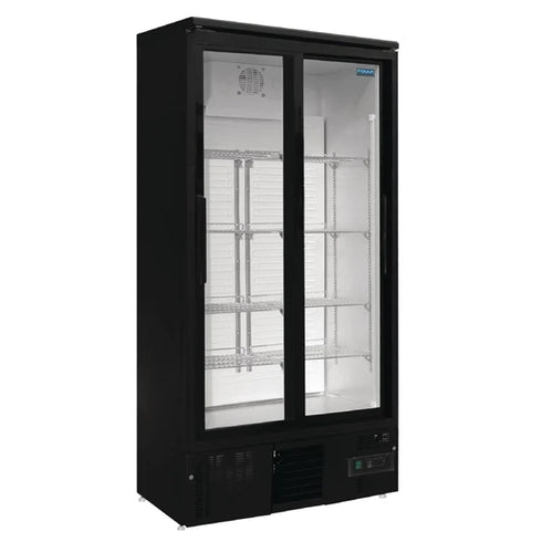Polar G-Series Upright Back Bar Cooler with Double Sliding Doors 490Ltr GJ448-A