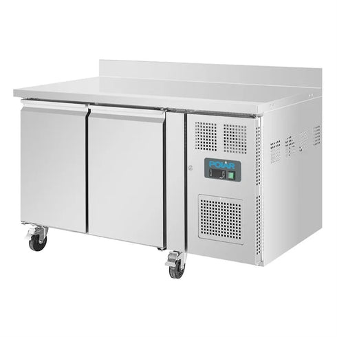 Polar U-Series 2 Door Counter Freezer with Upstand 282Ltrr DL916-A