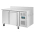 Polar U-Series 2 Door Counter Freezer with Upstand 282Ltrr DL916-A