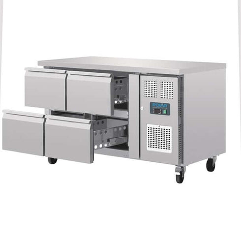 Polar U-Series 4 Drawer Counter Fridge 4xGN DA547-A