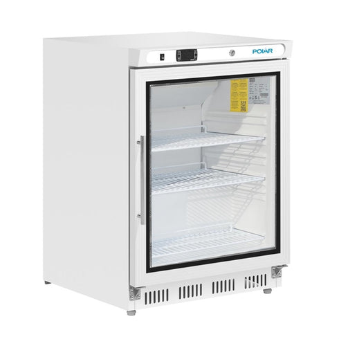 Polar C-Series Under Counter Display Fridge White 150Ltr CD086-A