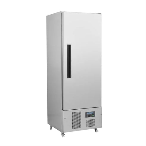 Polar G-Series Single Solid Door Slimline Upright Fridge 440Ltr G590-A