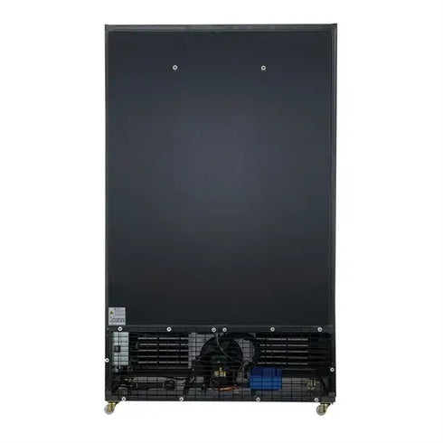 Polar G-Series Upright Hinged Door Display Cooler With Light Box 950Ltr Black GM813-A