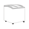 Exquisite Curved Glass Display Chest Freezers with LED Light - SD235K