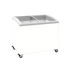 Exquisite Curved Glass Display Chest Freezers with LED Light - SD300