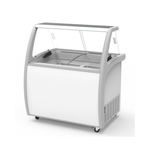 Exquisite Ice Cream Display with Glass Canopy - SD325S2
