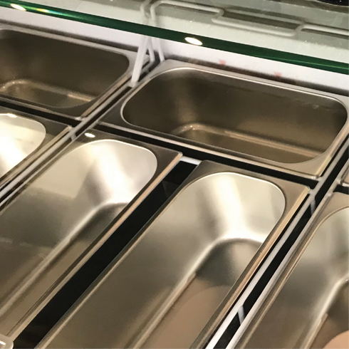 Exquisite Ice Cream Display with Glass Canopy - SD575S2