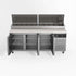 AG 3 Door Saladette Fridge - 10 x 1/3 GN Trays - SH3000-800