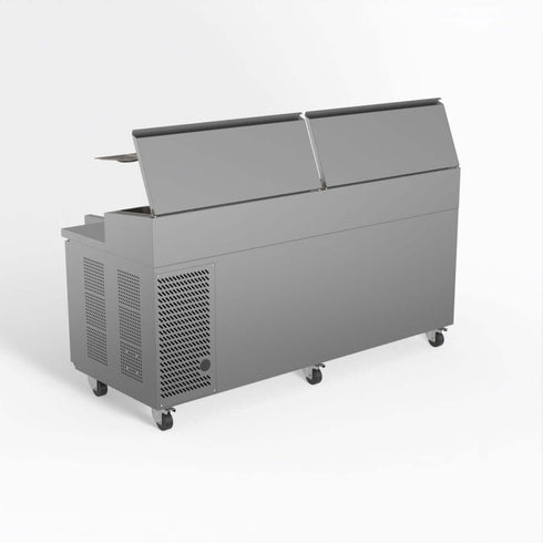 AG 3 Door Saladette Fridge - 10 x 1/3 GN Trays - SH3000-800