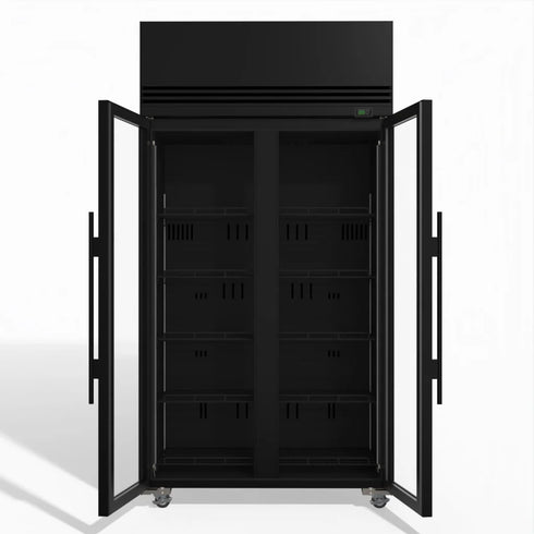 SKOPE 2 Glass Door Upright Display or Storage Freezer SKFT1000N-A