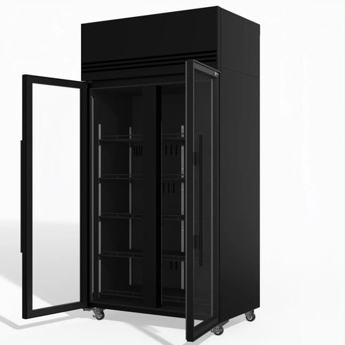 SKOPE 2 Glass Door Upright Display or Storage Freezer SKFT1000N-A