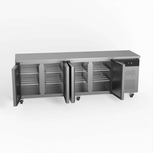 AG Four Door Commercial Worktop / Under Bench Fridge 600mm Depth - SLX4100TN