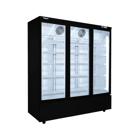 Exquisite Three Glass Door Upright Display Fridge - SMC1600