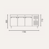 Exquisite Snack Size Under Bench Chiller Solid Doors - SSC400H