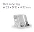 Scotsman EcoX & XSafe Modular Ice Dice Ice Maker 199kg Production (Head Only) - NW 507 AS OX