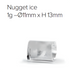 Scottsman EcoX Self Contained Gourmet Ice Maker 39kg Production - ECL 86 AS OX