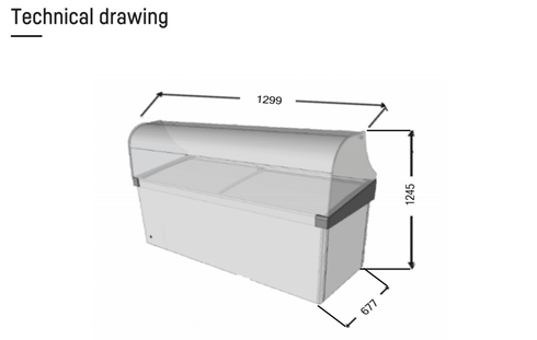 Liebherr Gelato Pack Chest Freezer with Canopy - EFI 3553 Gelato Pack