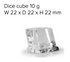 Scotsman 706kg Modular Dice Ice Maker - MC 1448 MA