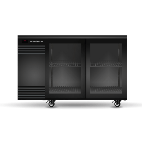 Skope BackBar 2 Glass Sliding Door Fridge - BB.2.GSL