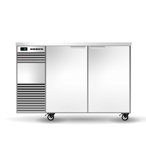 Skope BackBar 2 Solid Swing Door Fridge - BB.2.SSW