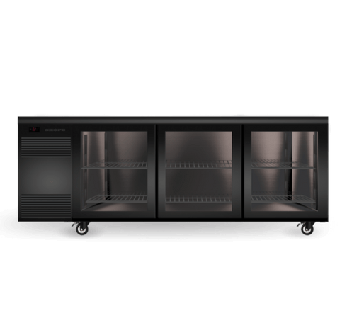 Skope BackBar 3 Glass Sliding Door CounterLine Fridge - CL.3.GSL