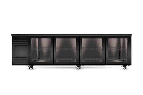Skope BackBar 4 Glass Sliding Door CounterLine Fridge - CL.4.GSL
