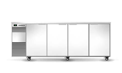 Skope BackBar 4 Solid Swing Door Fridge - BB.4.SSW