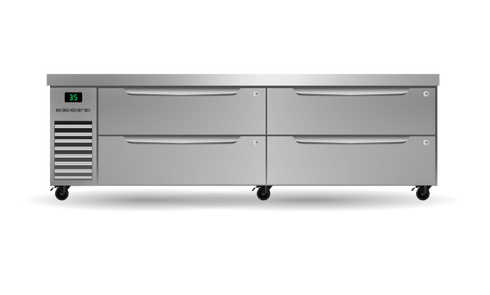 Skope Four Drawer, Two Bay, ChefBase GN 2/1 Fridge - PG21.CBR.2.D4