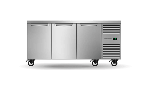 Skope Three Solid Door Underbench GN1/1 Right Hand Freezer - PG11.UBF.3.SD.RH