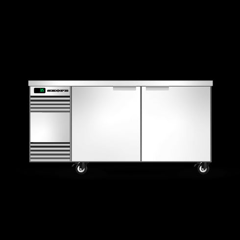 Skope BackBar 2 Solid Swing Door CounterLine Fridge - CL.2.SSW
