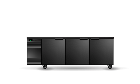 Skope BackBar 3 Solid Swing Door SlimLine Fridge - SL.3.SSW