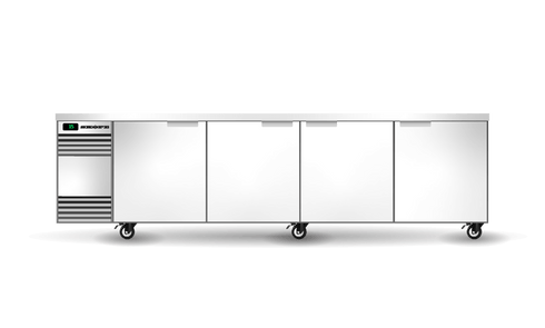 Skope BackBar 4 Solid Swing Door CounterLine Fridge - CL.4.SSW