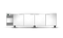 Skope BackBar 4 Solid Swing Door CounterLine Fridge - CL.4.SSW