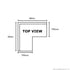 FED Economic Corner Workbench,100mm Splashback & Undershelf 0900-7-WBCB
