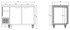 Thermaster Stainless Steel Double Door Workbench Freezer - TS1200BT