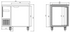 Thermaster Stainless Steel Single Door Workbench Fridge - TS900TN