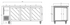 Thermaster Stainless Steel Triple Glass Door Workbench Fridge - TL1800TNG-3D