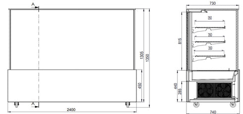 Bonvue Chilled Food Display - SL880V