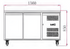 FED-X S/S Two Door Bench Freezer - XUB7F13S2V