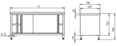 FED Quality Grade 304 S/S Pass though cabinet ( both side) STHT-1200-H