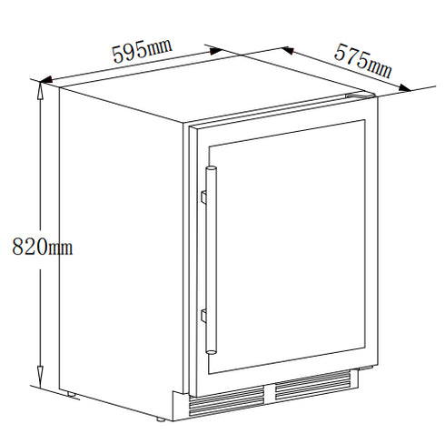 Thermaster Single Zone Wine Cooler - WB-51A