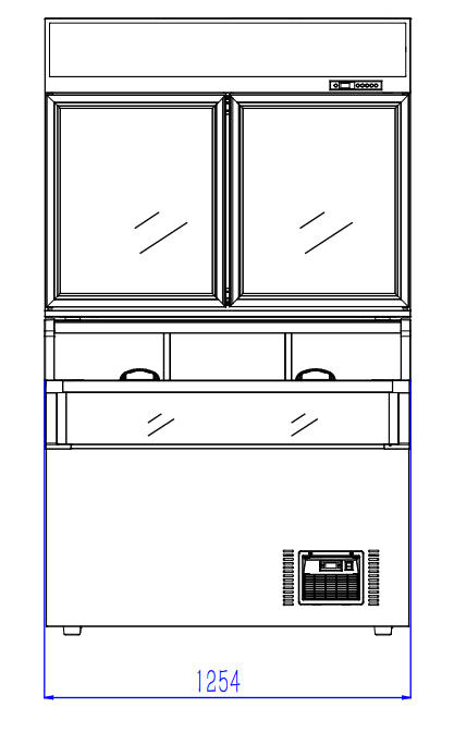 Thermaster Supermarket Combined Freezer - ZCDTD125