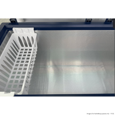 Thermaster 256L Chest Freezer with Flat Glass Sliding Lids - WD256G